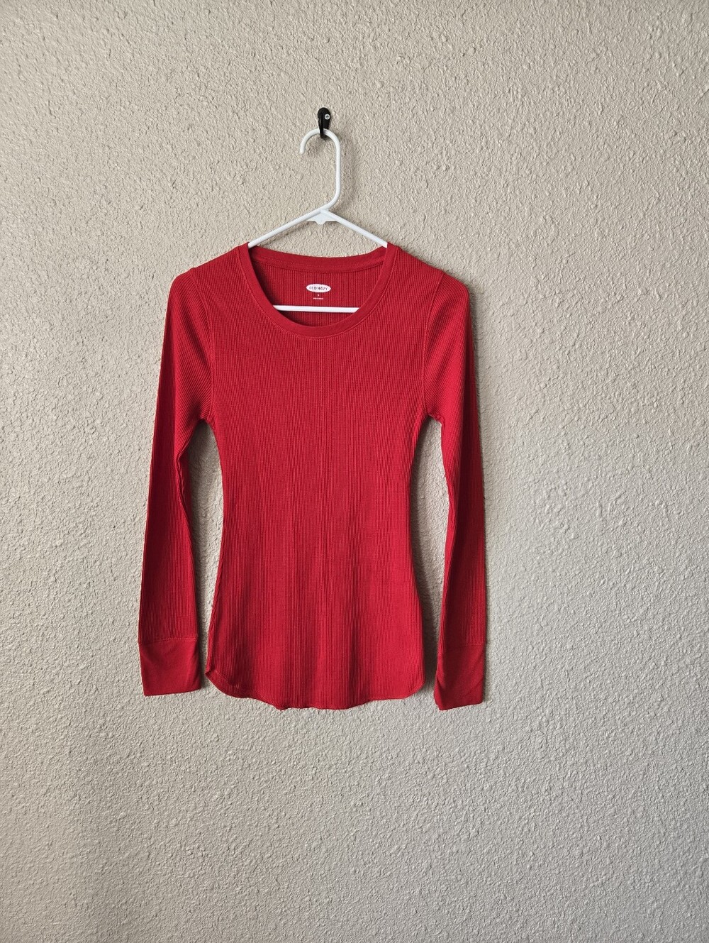 Old Navy Red Ribbed Top Size Small New With Tags #2C1002